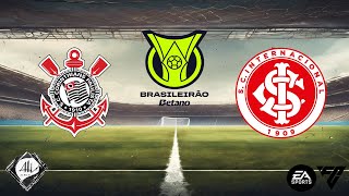 Corinthians x Internacional  29 rodada Brasileirão 2024  EA FC [upl. by Sandler]