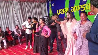 Devi Ale amp Resham Nirdosh Live Dohori Perform at Pratham Gadaki Mahotsab 2081 Buttar Gorkha [upl. by Catina]