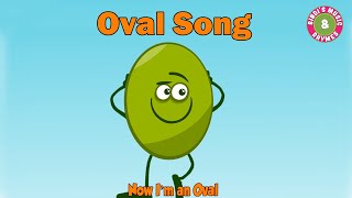 Oval Shape Song  Learn Shapes  Nursery Rhymes for Kids  Bindis Music amp Rhymes [upl. by Cheung]