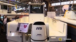 2016 Ocqueteau Ostrea 600 Motor Boat  Walkaround  2015 Salon Nautique de Paris [upl. by Eciram175]