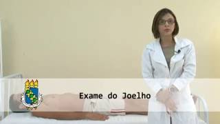 Semiologia Osteomuscular  Exame do joelho [upl. by Yaakov]