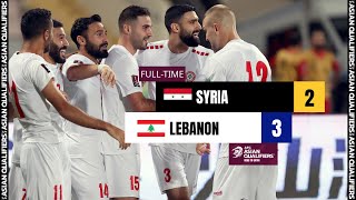 AsianQualifiers  Group A  Syria 2  3 Lebanon [upl. by Silvie]