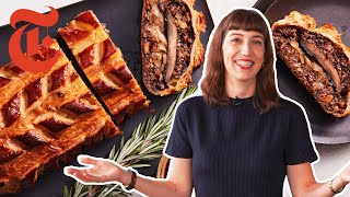 Vegetarian Mushroom Wellington The Perfect Thanksgiving Main  Alexa Weibel  NYT Cooking [upl. by Kessiah]