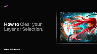 How to Clear your Layer or Selection in Procreate [upl. by Card]