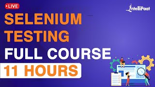 Selenium Tutorial For Beginners  Learn Selenium  Selenium Automation Testing  Intellipaat [upl. by Akeryt]