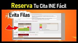 como sacar una cita en el ine por internet [upl. by Culliton]