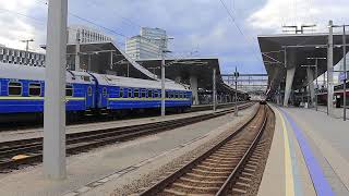 EC 149 Wien  Zahony  Kyiv leaving at Wien Hbf [upl. by Selyn]