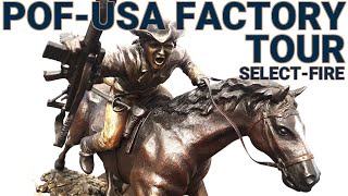 Factory Tour of POFUSA Home of the Revolution Tombstone and More [upl. by Faina]