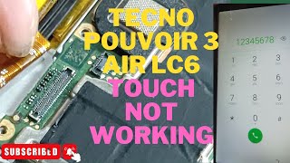 Tecno pouvoir 3 air lc6 touch not working power button not working solution [upl. by Naletak455]