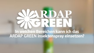 ARDAP GREEN Insektenspray  Anwendung und Wirkstoffe [upl. by Irb]