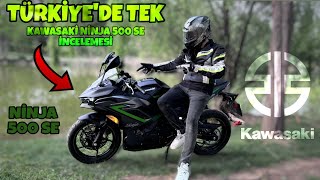 TÜRKİYEDE TEK KAWASAKİ NİNJA 500 SE İNCELEMESİ [upl. by Puto976]