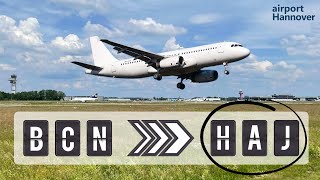 Airhub Airlines landing at Hannover airport HAJ  Airbus A320 [upl. by Gareth]