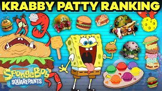 Krabby Patties Ranked By Size 🍔  SpongeBob [upl. by Howes705]