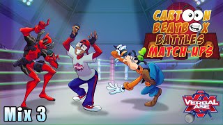 Goofy and Deadpool Beatbox  Cartoon Beatbox Battles Match Ups [upl. by Ylellan]