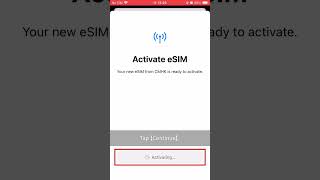 ios KDDISB code EN eSIM initial settings by activation code mp4 [upl. by Kcitrap]