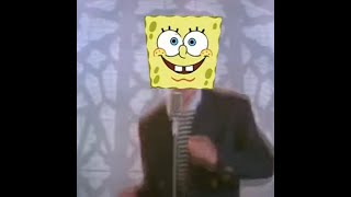 Never Gonna Give You Up by Sponge Bob SquarePants Ai Cover [upl. by Alyac]