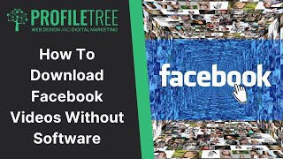 How To Download Facebook Videos Without Software  Facebook  Social Media  Facebook Videos [upl. by Higgins740]