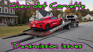 Corvette with Lambo Doors has transmission issues lambo corvette towing TowMan127 [upl. by Dardani60]