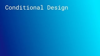 KEYNOTE Conditional Design SPAN LONDON 2015 [upl. by Enilecram852]