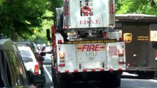 FDNY  Tower Ladder 12  Battalion 7  5911 [upl. by Barabbas]