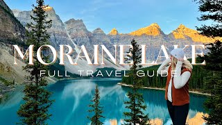 How to get to Moraine Lake  Visiting with Moraine Lake Bus Company for Sunrise ☀️ [upl. by Cheshire]