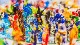 Venezia  Murano art glass handmade factory laboratory Gino Mazzuccato [upl. by Nollad139]