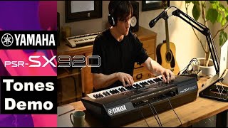 New Yamaha PSRSX920 Keyboards 2024  Tones Demo  Voices [upl. by Delaryd]