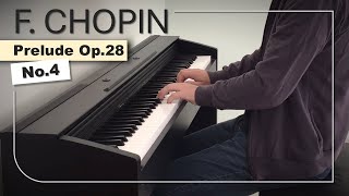 Chopin Prelude Op28 no4  pianoteq [upl. by Suicul]