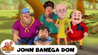 Motu Patlu Funny Cartoon  मोटू पतलू  Full Episode 1  Motu Patlu Tv Show 2024  John Banega Don [upl. by Ettenwahs]