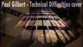 Paul Gilbert Racer XTechnical Difficulties Intro Cover [upl. by Loos]