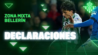 Zona mixta de Bellerín tras el RangersFCRealBetis 📼▶  Real BETIS Balompié [upl. by Benson]