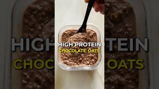 High Protein Chocolate Oats Recipe  Healthy Breakfast [upl. by Llerahc]