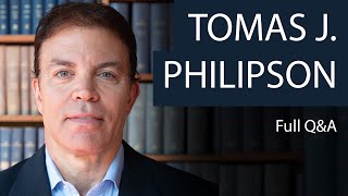 Economic Advisor to President Donald Trump Tomas Philipson  Full QampA  Oxford Union [upl. by Aiki217]