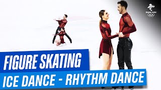 Figure Skating  Ice Dance Rhythm Dance  Full Replay  Beijing2022 [upl. by Erika50]