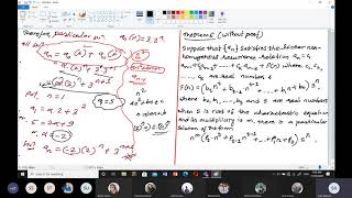 Non Homogenous Recurrence Relation  Theorem 6 Discrete Structure [upl. by Jump674]