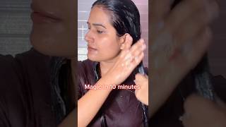 10 Minute keratin Treatment at Home Straight amp smooth hair hair haircare straighthair [upl. by Zebaj]