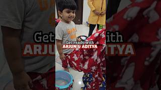 GRWM with Arjun amp Aditya voiceofvassapitta ganeshchaturthi [upl. by Atsilac]