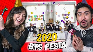 2020 BTS FESTA  HILARIOUS COUPLES REACTION 2020BTSFESTA [upl. by Artim]