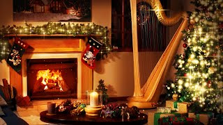 Instrumental Christmas Music – Harp 3 hours [upl. by Ruosnam]