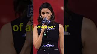 Part 2 ALIA BHAT SPEECH ABOUT SAMANTHA [upl. by Atalee411]