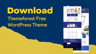 How to Download WordPress Premium Theme For Free  Themeforest [upl. by Enomes]