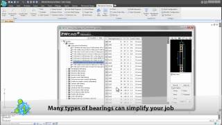 Part Library and Mechanism Generator in ZWCAD Mechanical [upl. by Yeltsew98]