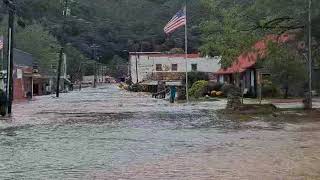 Hurricane Helene Hot Springs NC 2024 [upl. by Casia]