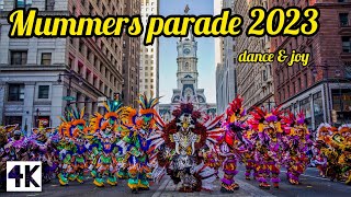 Mummers Parade 2023 4k Full version of the Biggest Mummers Parade 2023 worldwide PhiladelphiaUSA [upl. by Iniretake283]