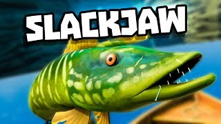 CATCHING SLACKJAW THE LEGENDARY FISH  Catch amp Release Gameplay  VR HTC Vive Pro [upl. by Yuille]