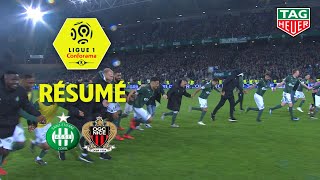 AS SaintEtienne  OGC Nice  30   Résumé  ASSE  OGCN  201819 [upl. by Einnaoj]