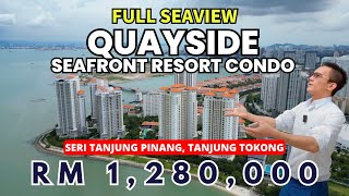 Eng Full Sea View 1 bedroom  Quayside Seafront Resort Condominium  Scott Seow Penang Realtor [upl. by Althea]