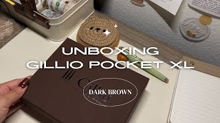 UNBOXING  GILLIO POCKET COMPAGNA XL RINGS  EPOCA DARK BROWN [upl. by Nedap]