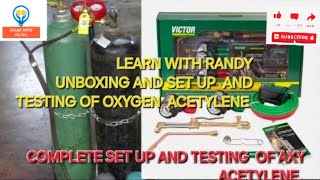 OXYGEN AND ACETYLENE EXPLOSION PREVENTION SET UP AND TESTING LEARN WITH RANDY [upl. by Lehcear]