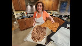 Chocolate Macadamia Praline Crunch with Chef Gail Sokol [upl. by Anedal]